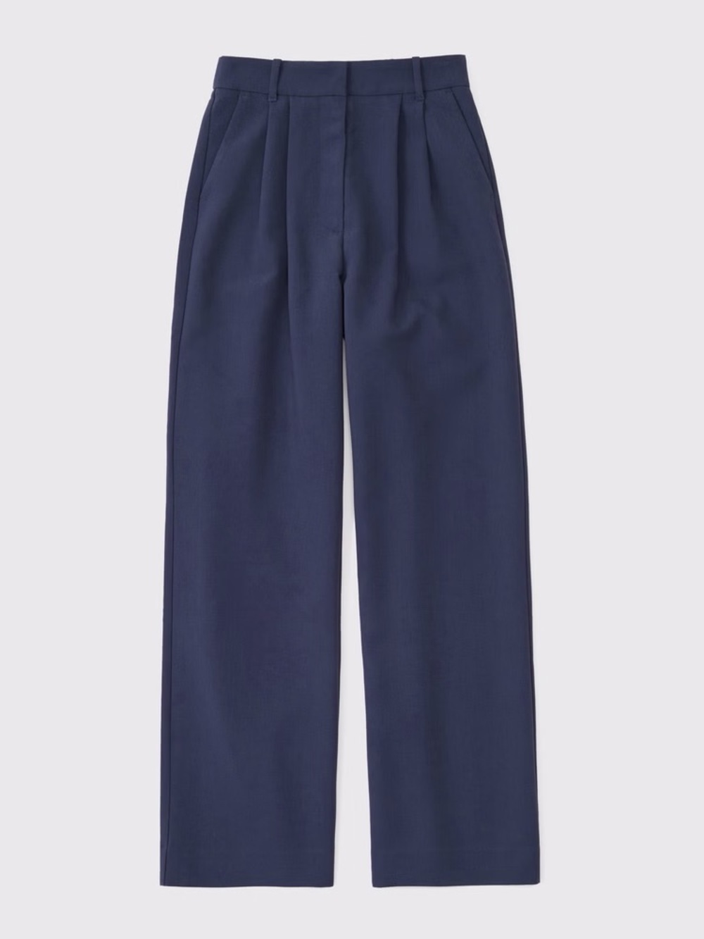 ABERCROMBIE - sloane low rise navy pant